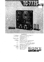 Sony TC-777S-4J - Service Manual 